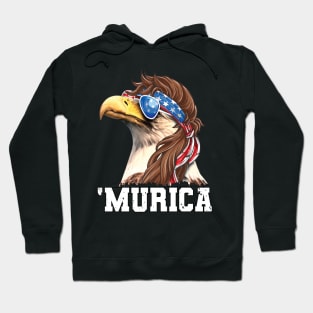 Murica Bald Eagle Hoodie